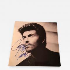 GEORGE MICHAEL HEAL THE PAIN AUTOGRAPHED ALBUM COVER - 791127