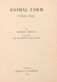 GEORGE ORWELL Animal Farm by George ORWELL - 3351742