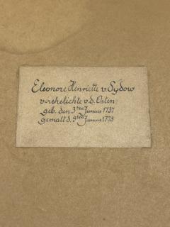 GERMAN 18TH CENTURY PAIR OF OVAL PORTRAITS OIL ON BOARD GENTLEMAN LADY - 4393449