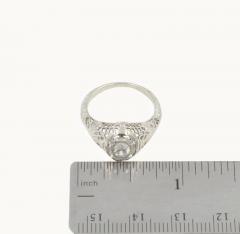 GIA CERTIFIED 0 28 CARAT OLD EUROPEAN CUT DIAMOND AND 18K GOLD ENGAGEMENT RING - 2621276