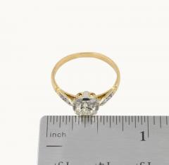 GIA CERTIFIFIED 1 31 CARAT OLD CUSHION CUT DIAMOND VICTORIAN ENGAGEMENT RING - 2881631