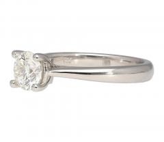 GIA Certified 0 81 Carat G VS2 Round Cut Diamond Engagement Ring - 3661315