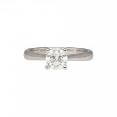 GIA Certified 0 81 Carat G VS2 Round Cut Diamond Engagement Ring - 3664033