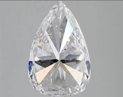 GIA Certified 3 18 Carat D Color SI2 Clarity Pear Brilliant Cut Loose Diamond - 3737114