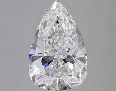 GIA Certified 3 18 Carat D Color SI2 Clarity Pear Brilliant Cut Loose Diamond - 3737117