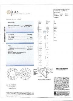 GIA Certified 4 Carat D Color VS2 Clarity Round Brilliant Cut Loose Diamond - 3737108