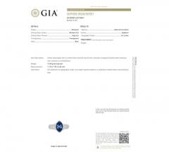 GIA Certified 4 Carat Marquise Cut Ceylon Sapphire Diamond Platinum Ring - 3509843