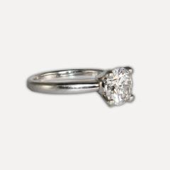 GIA Certified Platinum Diamond Ring 1 51 ct - 4525768