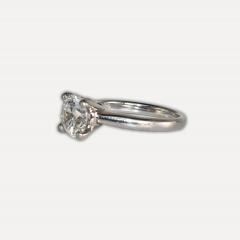 GIA Certified Platinum Diamond Ring 1 51 ct - 4525772
