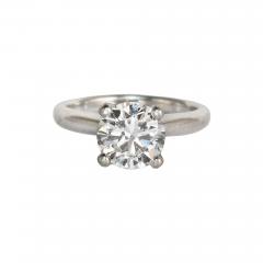 GIA Certified Platinum Diamond Ring 1 51 ct - 4527294