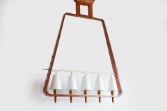 GIANT 1930S ITALIAN WOOD CHANDELIER - 3662831