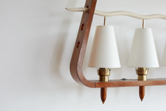 GIANT 1930S ITALIAN WOOD CHANDELIER - 3662866