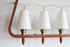 GIANT 1930S ITALIAN WOOD CHANDELIER - 3662883