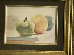 GILT FRAMED STILL LIFE FRUIT WATERCOLOR - 4649032