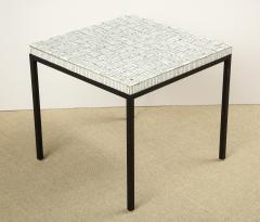 GLASS TILE TOP TABLE ON IRON BASE - 1897568