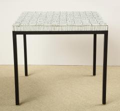 GLASS TILE TOP TABLE ON IRON BASE - 1897569