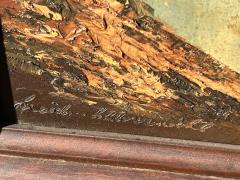 GOLD RUSH STREAM AMONGST MOUNTAIN RANGE PAINTING - 2893903