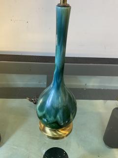 GRACEFUL PAIR OF MID CENTURY CERAMIC LAMPS - 2540534