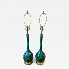 GRACEFUL PAIR OF MID CENTURY CERAMIC LAMPS - 2546752