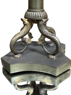 GRAND TOUR PAIR OF DORE BRONZE EGYPTIAN REVIVAL TWO CANDLE CANDELABRA - 4495644