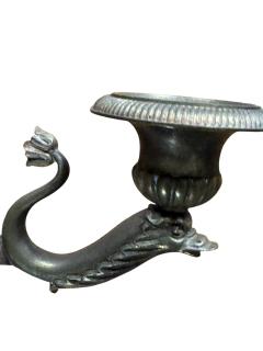 GRAND TOUR PAIR OF DORE BRONZE EGYPTIAN REVIVAL TWO CANDLE CANDELABRA - 4495647