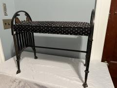 GREAT ART DECO CAST IRON CAT BENCH - 4001235