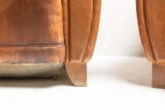 GREAT PAIR OF ART DECO LEATHER CLUB CHAIRS - 3022495