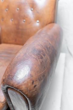 GREAT PAIR OF ART DECO LEATHER CLUB CHAIRS - 3022506