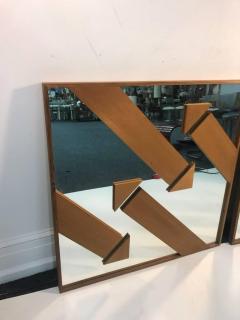 GREAT PAIR OF MODERNIST WOOD ARROW MIRRORS - 867390