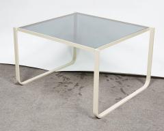 GREAT SET OF THREE ITALIAN MODERNIST ENAMEL STEEL NESTING TABLES - 2340582