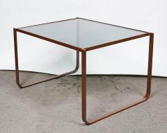 GREAT SET OF THREE ITALIAN MODERNIST ENAMEL STEEL NESTING TABLES - 2340583