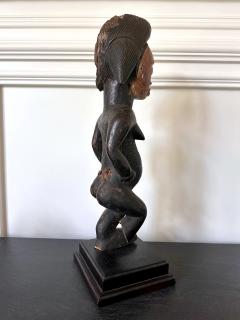 Gabon Punu Ancestor Female Figure on Custom Stand - 4446431