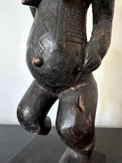 Gabon Punu Ancestor Female Figure on Custom Stand - 4446436