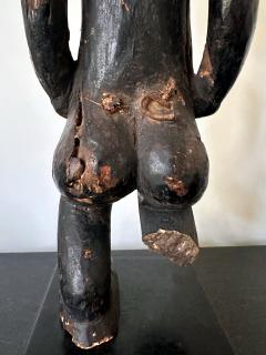 Gabon Punu Ancestor Female Figure on Custom Stand - 4446437