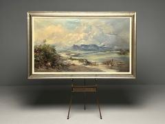 Gabriel Cornelis de Jongh Oil on Canvas Mountain Landscape Signed and Dated - 3608109
