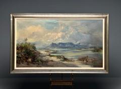 Gabriel Cornelis de Jongh Oil on Canvas Mountain Landscape Signed and Dated - 3608110