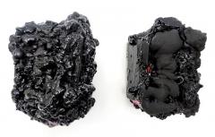 Gabriel J Shuldiner Gabriel J Shuldiner Polymer Resin Black Paint Paintings - 436277