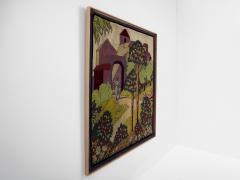 Gabriel Laneyrie petit point needlework panel tapestry 1934 - 4230319