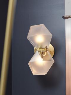Gabriel Scott Welles Glass Double Wall Sconce - 4283814
