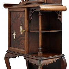 Gabriel Viardot French Japonisme style hardwood display cabinet - 2337710