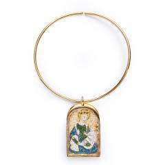 Gabriela Sismann UNIQUE PENDANT WITH A VERY RARE MEDIEVAL MINIATURE - 2173813