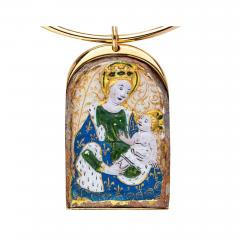 Gabriela Sismann UNIQUE PENDANT WITH A VERY RARE MEDIEVAL MINIATURE - 2174757