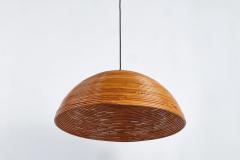 Gabriella Crespi 1950s Italian Rattan Pendant - 3792206