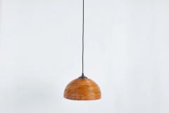 Gabriella Crespi 1950s Italian Rattan Pendant - 3792244