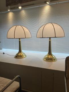 Gabriella Crespi Gabriella Crespi Fungo Table Lamps Double Signatures on Pair - 4619780