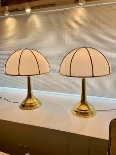 Gabriella Crespi Gabriella Crespi Fungo Table Lamps Double Signatures on Pair - 4619781