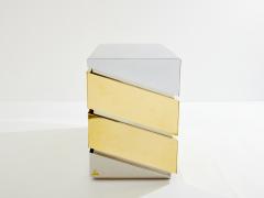 Gabriella Crespi Gabriella Crespi Mr Mme chrome brass chest of drawers 1972 - 3693701