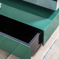 Gabriella Crespi Gabriella Crespi Plurimi Table in Wood and Metal Green and Silver - 3555264