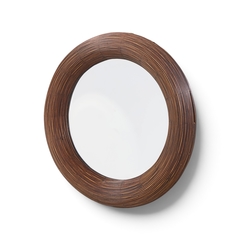 Gabriella Crespi Gabriella Crespi Style Mid Century Pencil Reed Rattan Mirror - 4793567