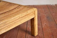 Gabriella Crespi Gabriella Crespi Style Pencil Reed Coffee Table - 4440022